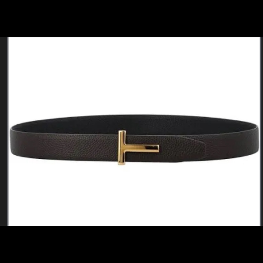 Tom Ford T Plaque Belt